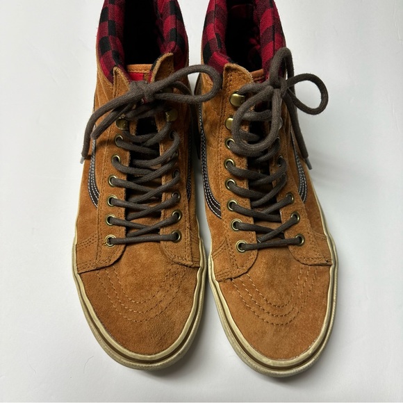 Vans High Top Ginham shoes size M9.0 W10.5 - Picture 3 of 12